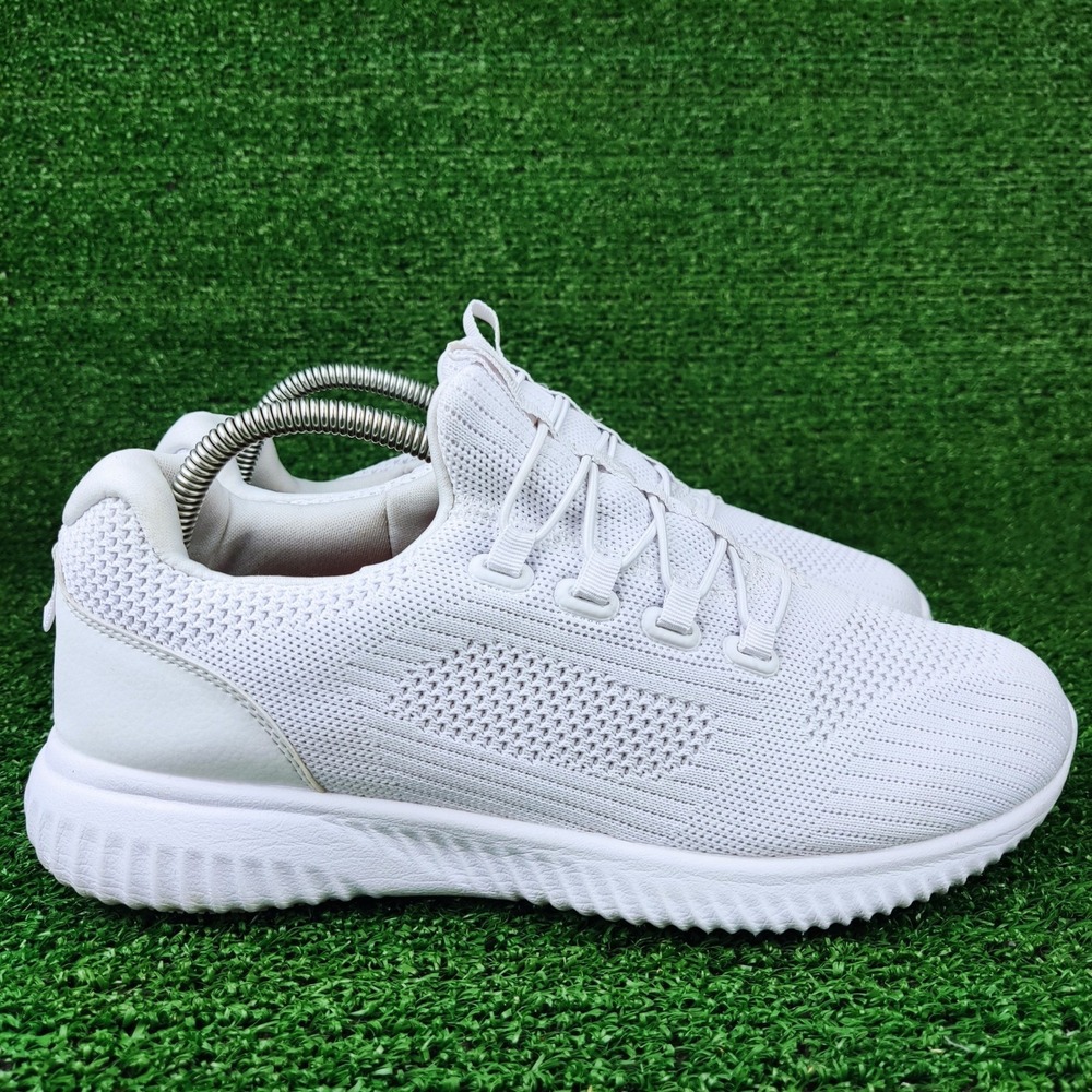 Avia Sneakers Women 9.5 White Avi Air AA50217WW.W Knit Memory Foam Running Shoes